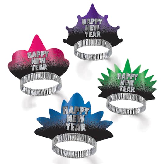 Beistle New Year Resolution Tiaras, 50ct.